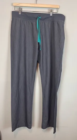 FIGS Livingston Basic Scrub Pants Large Graphite Gray Straight Leg T21003 thumbnail 1