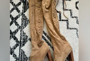 Billini Kimba Latte Suede Boots Brand New Size 8 thumbnail 4
