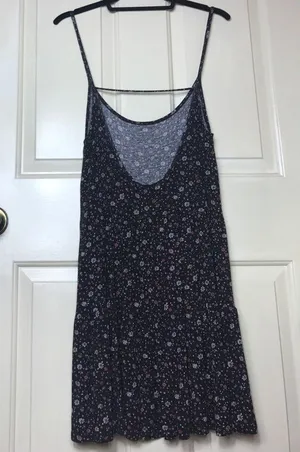 Brandy Melville Black Floral Dress thumbnail 2
