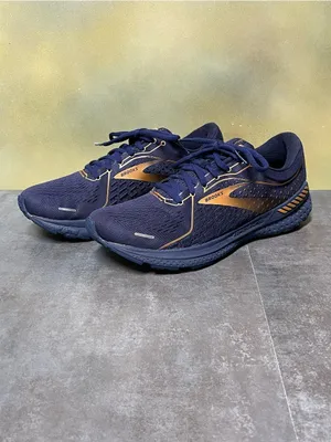 Brooks Adrenaline GTS 21 Women's Blue/Gold Running Shoes Size 11B thumbnail 3