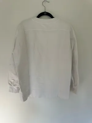 Lululemon Perfectly Oversized Crew White 6 thumbnail 2