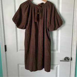 JADE Gather Neck Tie Back Dress thumbnail 5