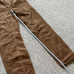 LOFT Tan Corduroy Trousers thumbnail 5