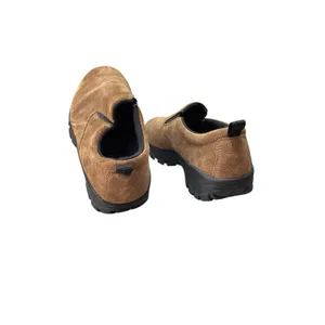Lands End Shoes Size 8M Brown‎ Green Suede Slip On Loafer thumbnail 2