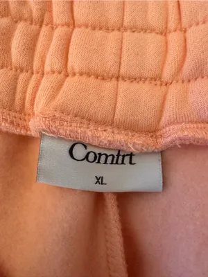 Comfrt Pastel Collection Sweatpants XL Oversize Fit Cuffed Creamsicle thumbnail 4