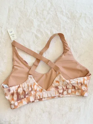 NWT OFFLINE by Aerie Shine Strappy Back Sports Bra - Size: Large thumbnail 6