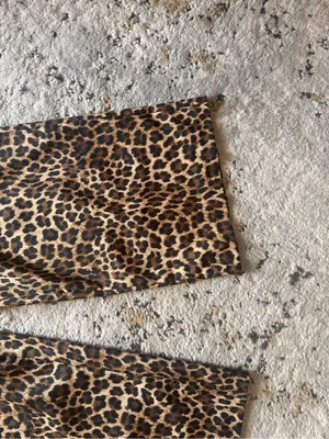 Zara Leopard Print Wide-Leg Jumpsuit - Brown/Black thumbnail 6