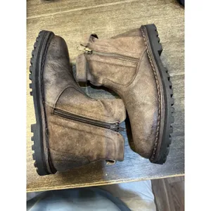 Roan by Bed Stu Womens Danni Leather Ankle Booties Size 7 Brown Leather thumbnail 3
