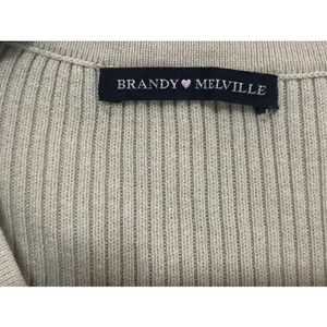 Brandy Melville Mint Green V-Neck Button Cardigan Sweater One Size Preppy Casual thumbnail 3