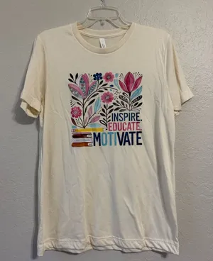 Teacher shirt Inspire Educate Motivate thumbnail 1