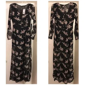 ✨HP 12-11-16✨M-Slit Floral Maxi Dress✨ thumbnail 4