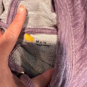 Carhartt women’s Zip-Up Sweater in Blue and Purple thumbnail 4