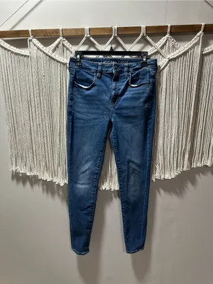 American Eagle Outfitters Blue Skinny Jeans thumbnail 4