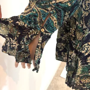 Free People XS Lady Luck floral paisley bell sleeve tunic dress TLS1 3479 thumbnail 11
