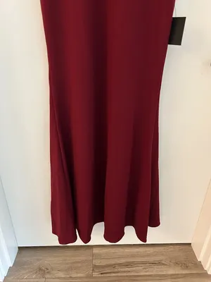 Lulus Infinite Glory Wine Red Maxi Dress Wedding Party Cocktail Size M NWT thumbnail 7