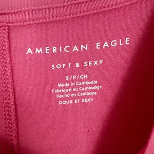 🔥 American Eagle Soft & Sexy Short Sleeve Tee T-Shirt Pink/Coral Size Small thumbnail 4