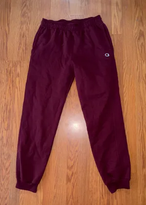 Champion maroon sweatpants thumbnail 1
