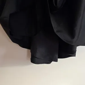 Vintage 90s Cache Black Satin Train Maxi Skirt Formal Prom Whimsigoth Goth 10 thumbnail 5
