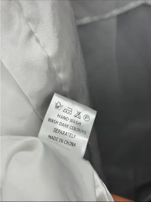 Night Satin Feather Trim Robe White Size 14 thumbnail 8