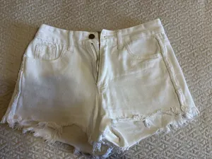 Jean shorts White Size 4 thumbnail 1