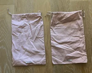 Two authentic Miu Miu dustbag for shoes. Barely Used. thumbnail 1