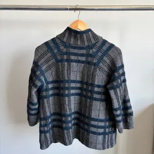 Vintage Antonio Melani Wool Cashmere Cardigan M Y2K Babydoll Twee Textured Knit thumbnail 3