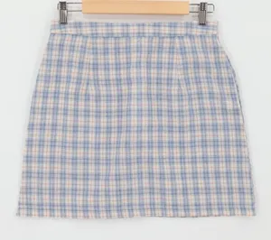 Heartbreak Plaid Mini Skirt Size M Academia Preppy Twee‎ Cool Girl Pastel Twee thumbnail 1