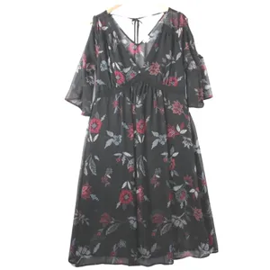 Wild Pearl Dress Sz L‎ Whimsygoth Witchcore Eyeshadow Floral Dark Fairy thumbnail 3