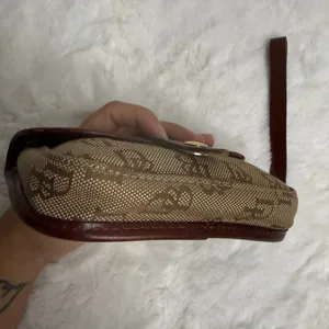 DOONEY & BOURKE Brown Signature Canvas Wristlet thumbnail 5