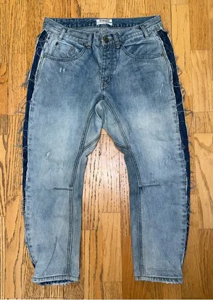 ONE TEASPOON Colorblock Cropped Denim Jeans size 28‎ thumbnail 1