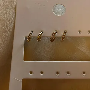 Mini Hoop Earrings Gold thumbnail 1