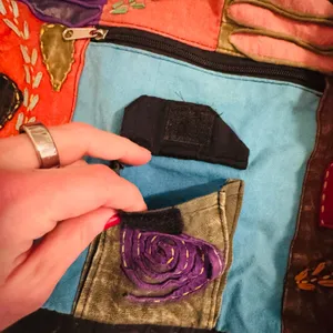 KPC Nepal Patchwork Boho Backpack Handmade Cotton Festival Hippie‎ Rucksack thumbnail 10