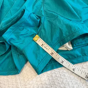Free people movement metallic teal high rise shorts S women thumbnail 4