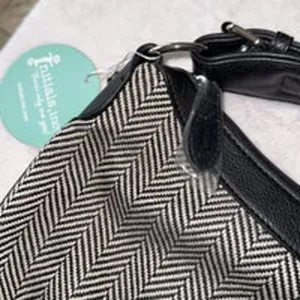 Initials Inc‎ Black White Purse thumbnail 3