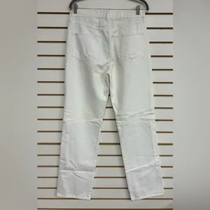 Frame‎ Baggy Denim Le Straight Leg White (Blanc) Jeans 26 100% Cotton thumbnail 6