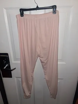 Aerie NWOT Britney Spears Light Blush Pink Drawstring Lounge Pants - Size XL thumbnail 4