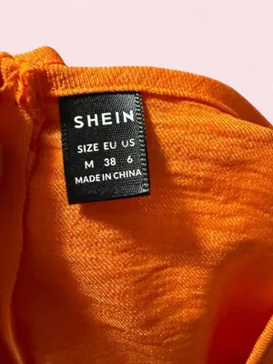 SHEIN Orange Sleeveless V-Neck Maxi Dress thumbnail 3