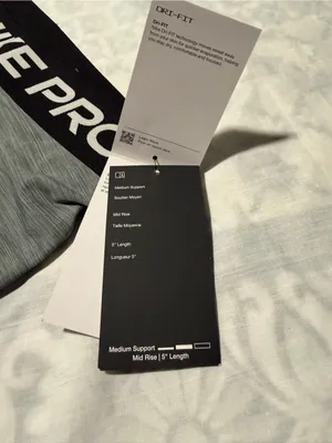 Nike Grey Heather Pro Compression women Shorts thumbnail 5