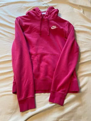 Pink Nike Sweatshirt Hoodie thumbnail 1