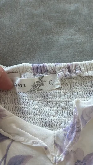 Altar'd State purple floral patchwork dress thumbnail 2