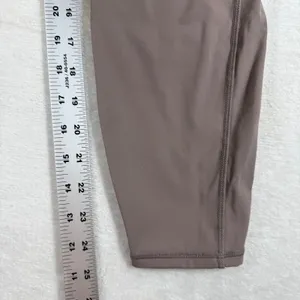 Vuori Daily Legging VW429 Marsala Mauve High Rise Pocket Yoga Pants Size L‎ thumbnail 4