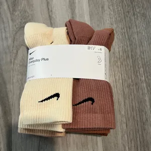 Nike crew various brown color socks thumbnail 1