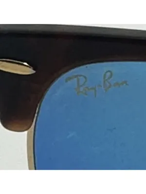 Ray-Ban RB 3016 Clubmaster Classic Sunglasses with Blue Mirrored Lenses thumbnail 3