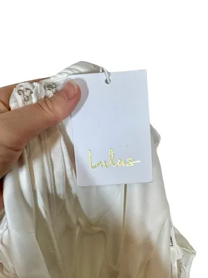 NWT Lulus Arienne White Off-the-Shoulder Mermaid Maxi Dress- Still Full Price thumbnail 16