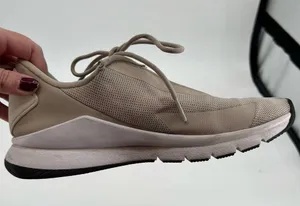 Nike Women's RIVAH sneaker Desert Sand Black & White athletic shoe size 9 thumbnail 5