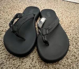 Flojos flip flops Black Size 9 thumbnail 1