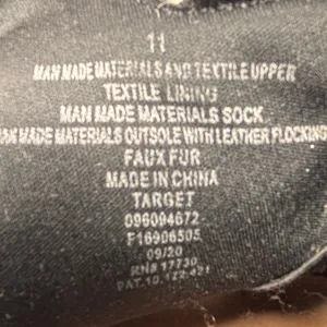 Universal Thread Black Combat Boots with Faux Fur Cuff - Size 11 thumbnail 4