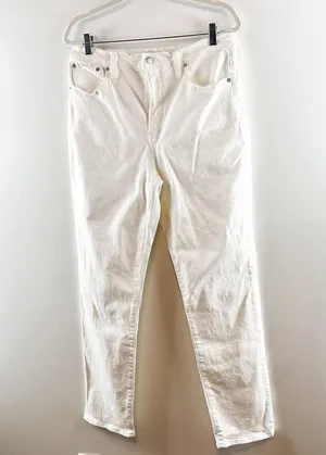 Madewell The Perfect Vintage High Rise Tapered Mom Jeans Tile White 30 Tall thumbnail 10