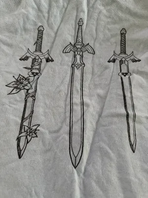 The legend of Zelda light blue T-shirt thumbnail 2