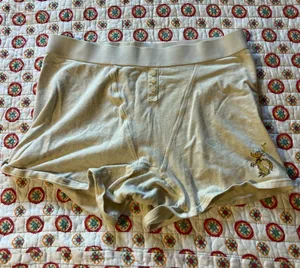 Aerie High Rise Grinch Christmas Dog Boy Shorts size large thumbnail 1